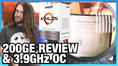 AMD Athlon 200GE Review & 3.9GHz Overclocking | Budget Gaming CPU - YouTube