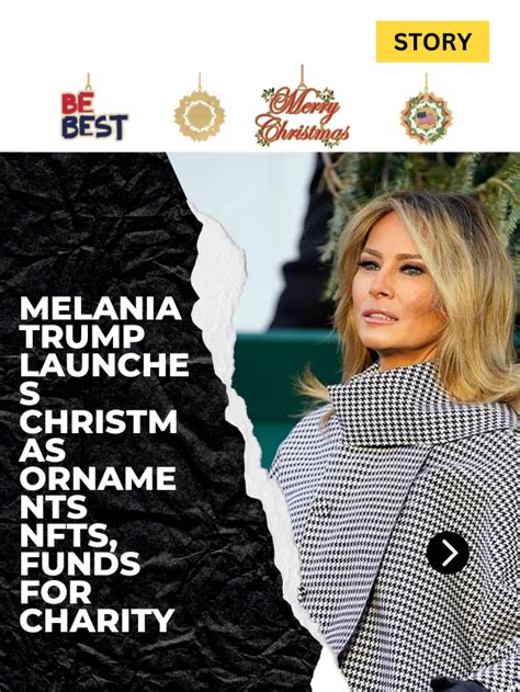 Melania Trump launches Christmas ornaments NFTs, funds for charity