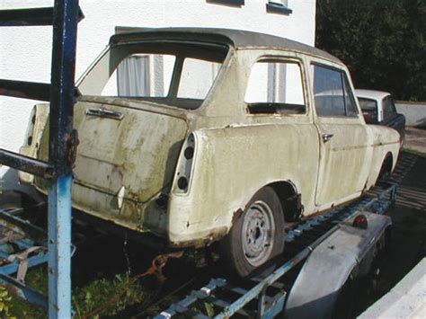 Austin A40 Farina Mk2 basket case image at Classic Austin & Morris