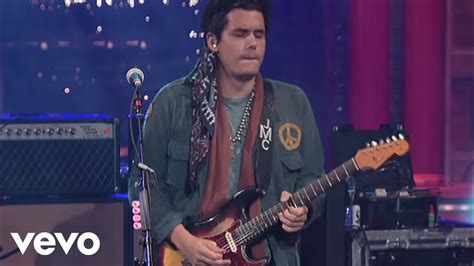 John Mayer - Slow Dancing In A Burning Room (Live on Letterman) Chords - Chordify