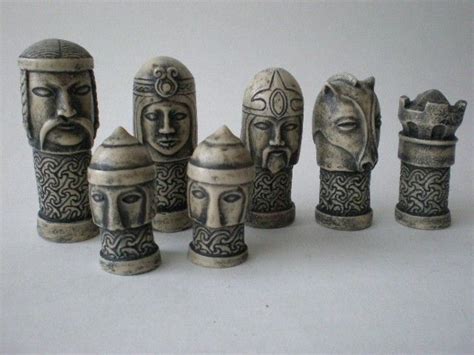 Celtic Heads resin chess set | Chess set, Chess, Chess pieces