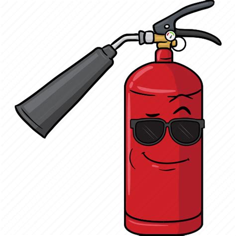 Cartoon, emoji, extinguisher, face, fire icon - Download on Iconfinder