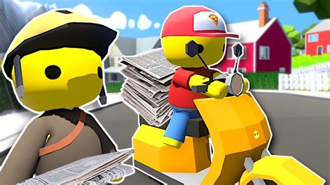 We Got a Paperboy Job in Multiplayer! - Wobbly Life Multiplayer Gameplay - YouTube