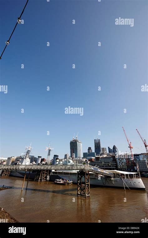 hms belfast museum London England UK Stock Photo - Alamy