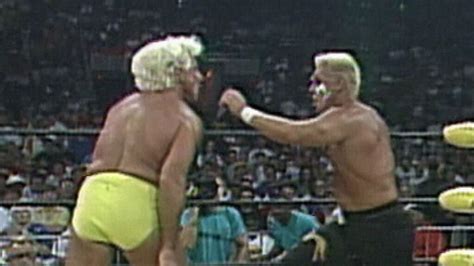 Ric Flair vs. Sting - WCW World and International Championship Unification Match: Clash of the ...