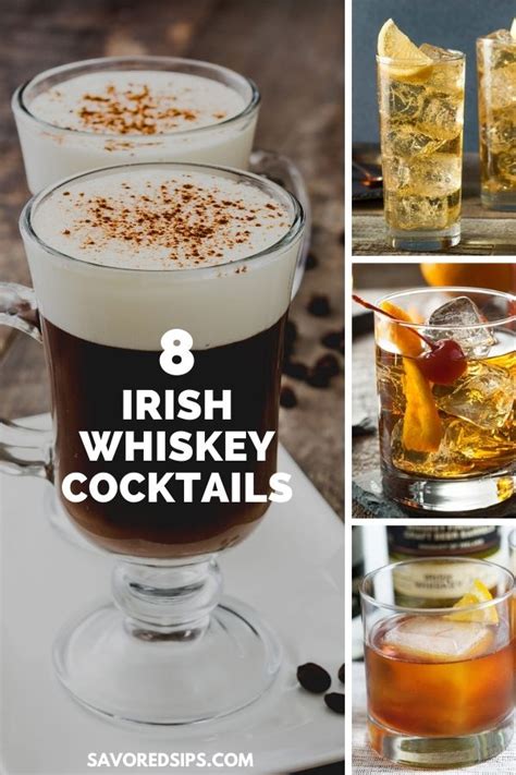 8 Irish Whiskey Cocktails - Savored Sips