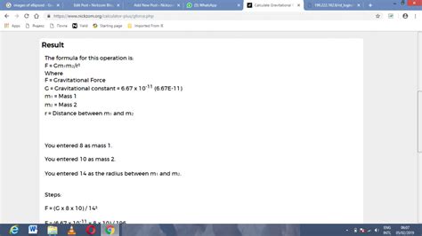 How to Calculate and Solve for Gravitational Force | The Calculator Encyclopedia