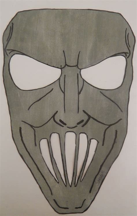 Mask(Mick Thomson-Slipknot) by SarahMilas on DeviantArt