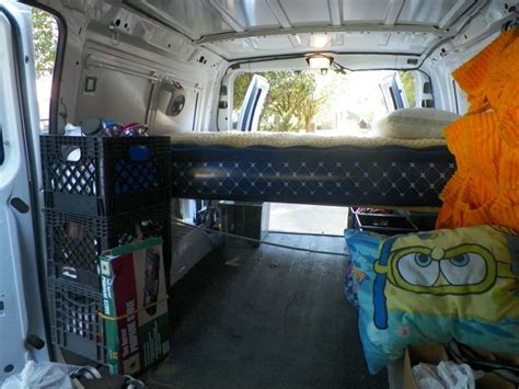 Building a Simple Removable Bed in Our Cargo Van | Cargo van, Van, Van camping