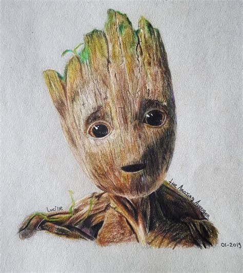 Baby Groot Drawing / Art | Marvel Amino