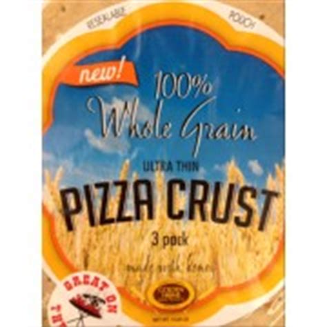 Golden Home 100% Whole Grain Ultra Thin Pizza Crust: Calories, Nutrition Analysis & More | Fooducate