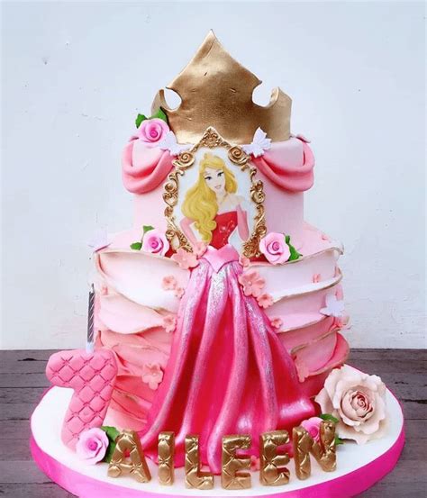 Princess Aurora Cake Design Ideas