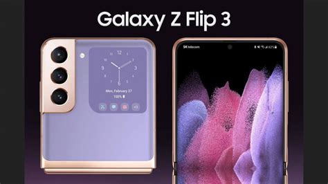 Galaxy Z Flip 3: new renders show the foldable phone with an updated rear camera hump and ...