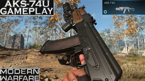 Modern Warfare AKS-74U (AK-47) Gameplay - YouTube