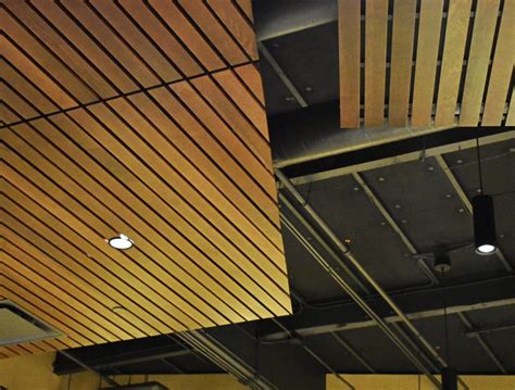 Suspended wood ceilings (Wood Drop Ceiling) - 9Wood