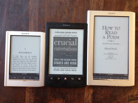 Sony ereader comparisons | 5", 6", 7". The 5" reader is the … | Flickr