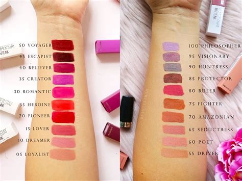 Maybelline Superstay Matte Ink Unnudes Collection // Review & Swatches - Beautybyrah ...