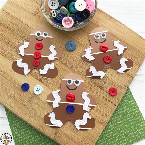 Paint Chip Gingerbread Man Craft: Christmas Ornament For Kids To Make