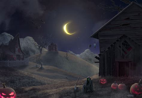 Haunted village by artecomali on DeviantArt