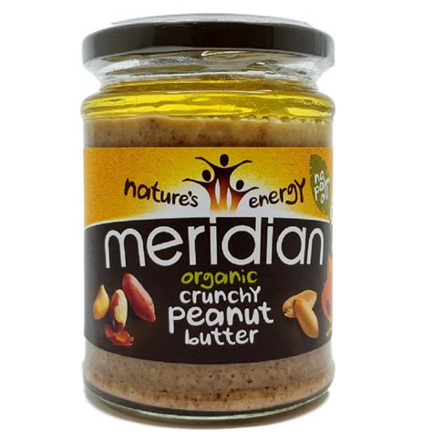 Meridian Organic Crunchy Peanut Butter 280g - Ardkeen Quality Food Store