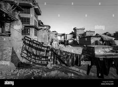 Nepal, Bhaktapur, one year after the earthquake Stock Photo - Alamy