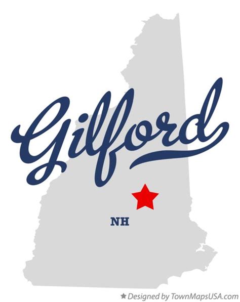 Map of Gilford, NH, New Hampshire