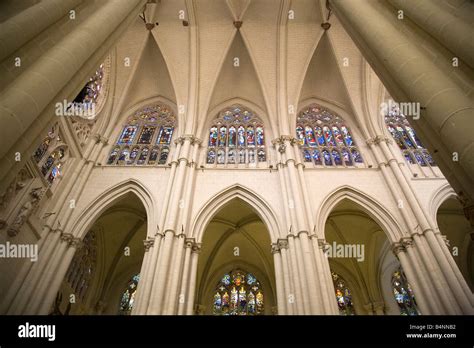 Toledo Cathedral, Spain- interior 1 Stock Photo - Alamy