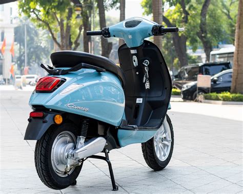 XE MÁY ĐIỆN CANELY S - XE ĐIỆN DÁNG VESPA SIÊU CHẢNH - ROLLO.VN