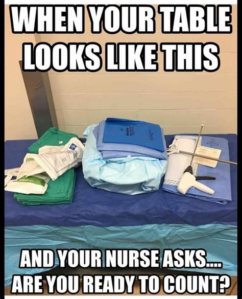 Haha, I always try to say, tell me when you’re ready. | Operating room nurse humor, Operating ...