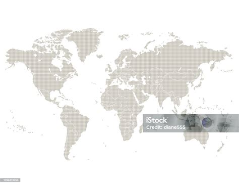 Ilustración de Mapa Mundial Con Fronteras De Países y más Vectores Libres de Derechos de ...