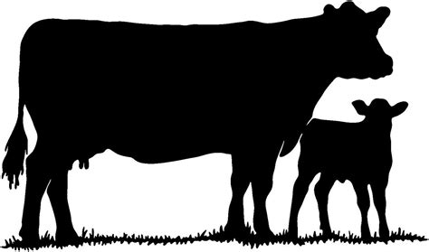 Cow Silhouettes Clipart Clip Art Ai Eps Svgs Jpgs Pngs Pdf Cow | My XXX Hot Girl