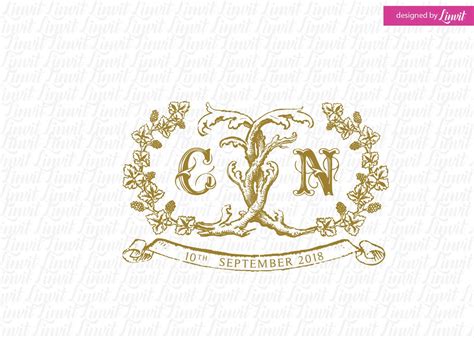 Wedding Logo, Vintage Logo, Vintage Monogram, Wedding Design, Logo ...