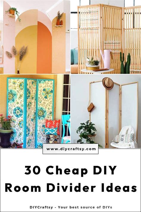 30 Cheap DIY Room Divider Ideas