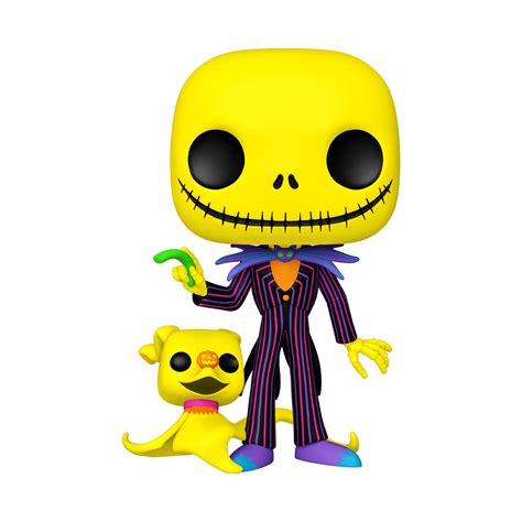 Buy Pop! Jumbo Jack Skellington with Zero (Black Light) at Funko.