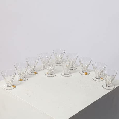 ELVA ART DECO-SPRIT- ELLER SPRITGLAS AV DOUEN OF BELGIEN, CIRKA 1935 (11). Glas - Övrigt - Auctionet