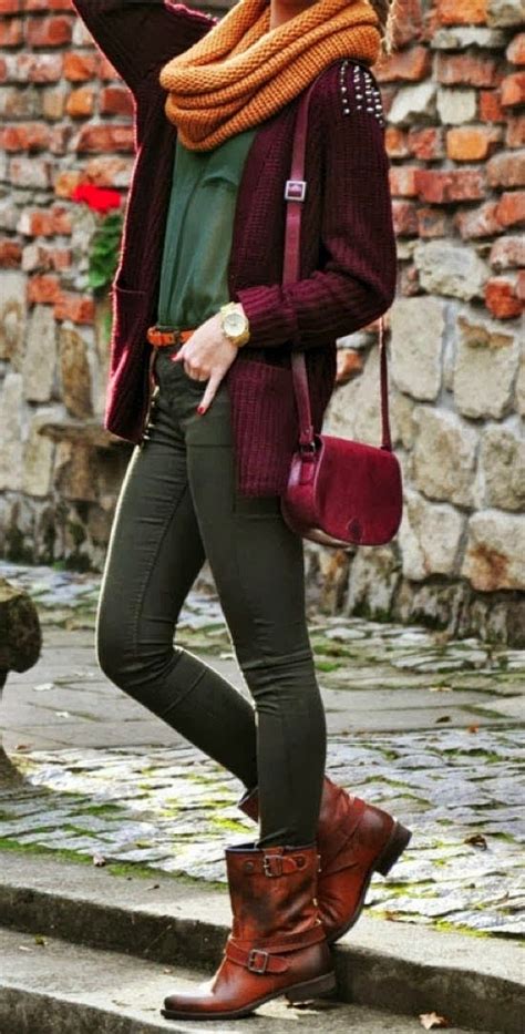 34 Cute and Fashionable Outfits in Burgundy