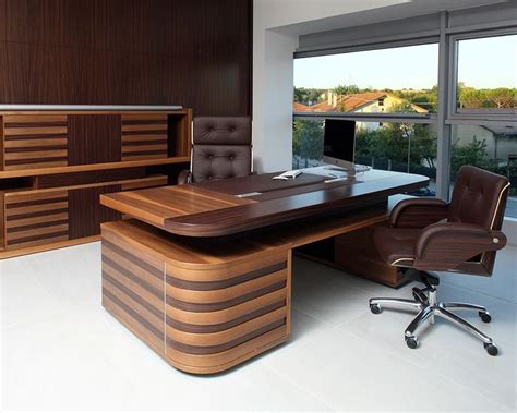 High Quality Double Pedestal Desks & Large Executive Desks | Office desk designs, Stylish office ...