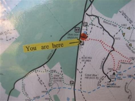 Blue Hills Reservation-Trailside Museum You Are Here Map - 'You Are Here' Maps on Waymarking.com