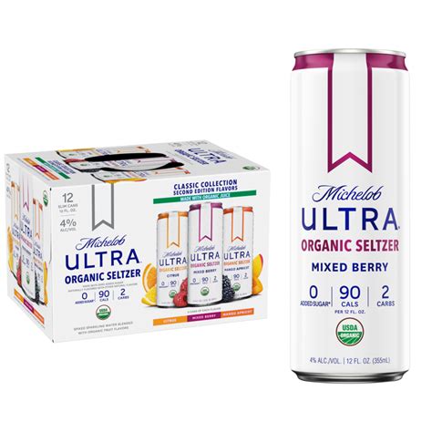 Michelob Ultra Seltzer Variety 2 12pk 12oz Can 4.0% ABV -- delivered in minutes