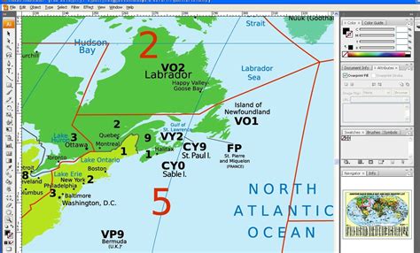 24x36 Ham Radio World Map 2023 Edition, With The DXCC Country List on ...