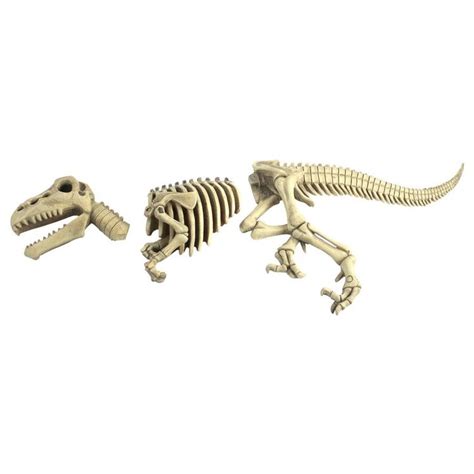 Raptor Dinosaur Skeleton Fossil Garden Statue - DB383021 - Design Toscano