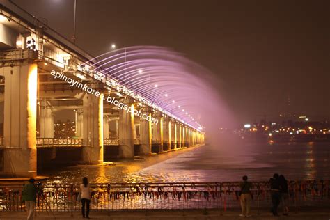 A Pinoy in Korea: Winning A Photo Prize For The Banpo Fountain Bridge