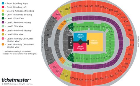 Taylor Swift | The Eras Tour Seating Plan - Wembley Stadium