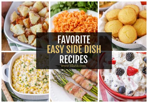 55+ Easy Side Dishes {Vegetables, Potatoes, + MORE!} | Lil' Luna