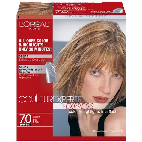 L'Oreal Paris Couleur Experte Hair Color, Dark Blonde Biscotti ...