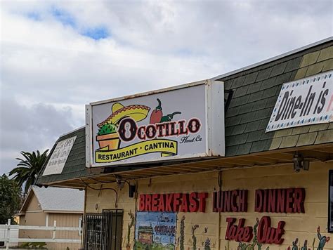 Ocotillo Restaurant & Cantina - Hemet, CA 92545 - Menu, Reviews, Hours ...