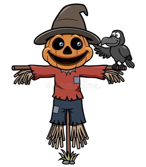 Cartoon scarecrow stock vector. Illustration of cartoon - 30464013