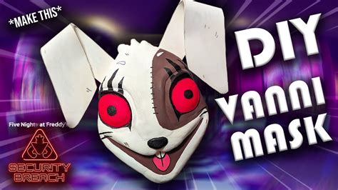 I Made the VANNI Mask from FNAF Security Breach RUIN! - YouTube