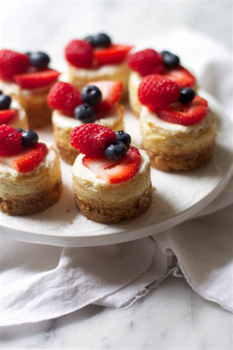 Mini Berry Cheesecakes - The Baker Chick