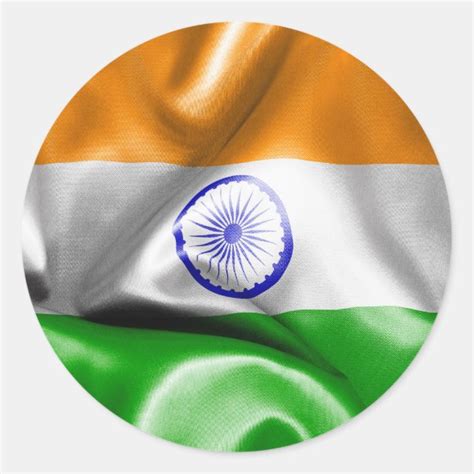 Indian Flag Stickers | Zazzle CA